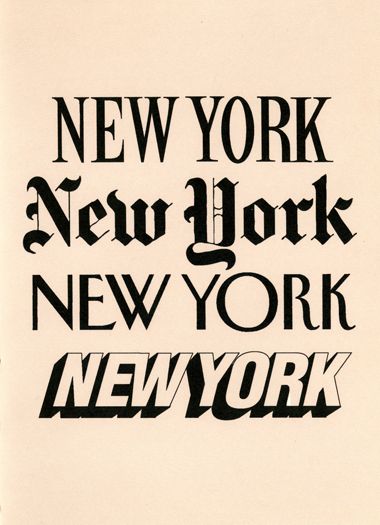 Mungo Thomson’s 2004 poster of partial, but immediately identifiable, mastheads–The Observer, The Times, The Post, and The New Yorker–is a demographic portrait of the city … Nyc Baby, City Folk, City People, Empire State Of Mind, I Love Ny, I ❤ Ny, Concrete Jungle, Typography Letters, New York State