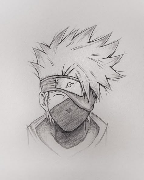 Kakashi Drawing, Naruto Drawings Easy, Anime Drawings For Beginners, Naruto Drawing, Drawings For Beginners, Naruto Sketch Drawing, Best Anime Drawings, Naruto Sketch, Naruto Drawings