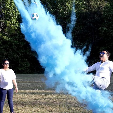 Heboland Gender Reveal Soccer Ball with Powder, 2 Big Bags of Pink and Blue Gender Reveal Powder for Boy or Girl Baby Gender Reveal Ideas Soccer Ball Gender Reveal, Soccer Gender Reveal, Baby Gender Reveal Ideas, Gender Reveal Powder, Pink And Blue Gender Reveal, Blue Gender Reveal, Boy Or Girl Baby, Gender Reveal Ideas, Baby Gender Reveal