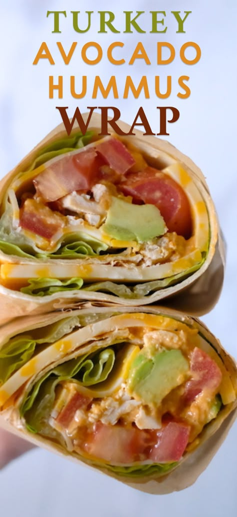 Turkey Wraps Healthy Low Carb, Turkey Wraps Healthy Lunches, Healthy Hummus Wraps, Turkey Wrap Meal Prep, Protein Turkey Wraps, Healthy Low Carb Wraps, Healthy Lunch Meat Wraps, Turkey Avacodo Wraps, Deli Meat Recipes Healthy