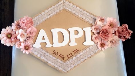 Adpi Diamond Board, Adpi Paintings, Spirit Weeks, Big Little Canvas, Big Lil, Sorority Paddles, Pin Box, Big Little Gifts, Sorority Crafts