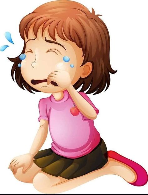 Crying Clipart, Blue Cartoon Character, Crying Kids, Girl Cartoon Characters, Cartoon Photo, Cute Couple Cartoon, Vector Character, Couple Cartoon, Cartoon Kids