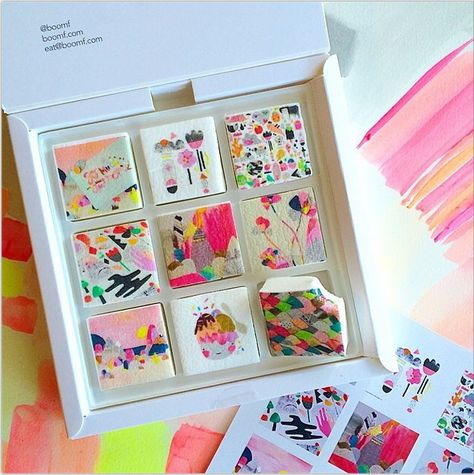 Boomf marshmallows printed with your Instagram photos Laura Blythman, Printed Marshmallows, Marshmallow Challenge, Gourmet Marshmallow, James Middleton, Baking Inspiration, Instagram Gift, Gifts To Buy, Collaborative Art