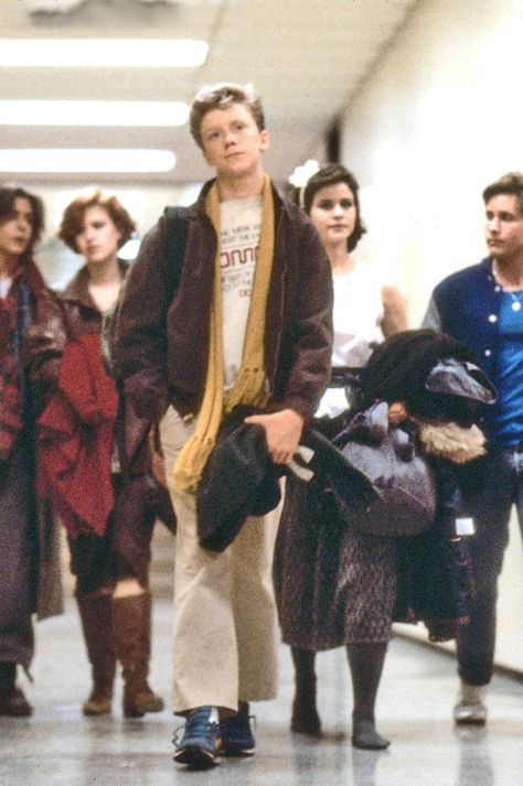 The Breakfast Club John Bender, John Hughes Films, Breakfast Club Movie, John Hughes Movies, Harry Clarke, Anthony Michael Hall, Emilio Estevez, Brat Pack, Ferris Bueller