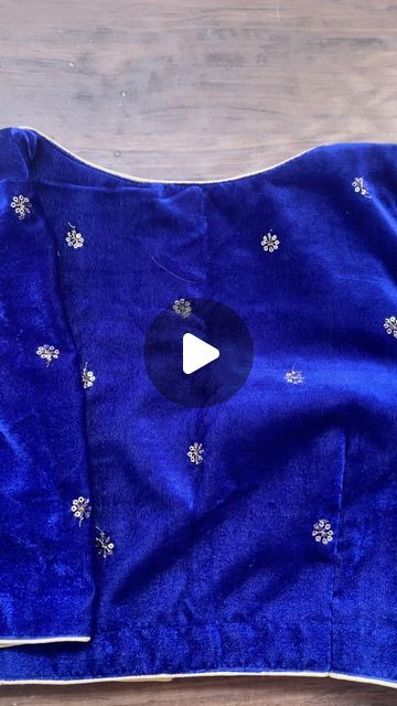 Rafiya Kouser on Instagram: "High neck blouse | velvet blouse 

#blouse  #blouseneckdesigns #blousedesign  #backneckdesign #partywearblouse" Velvet Blouse, Back Neck Designs, High Neck Blouse, Velvet Blouses, Blouse Neck Designs, June 21, Fashion Sewing, Blouse Designs, Party Wear