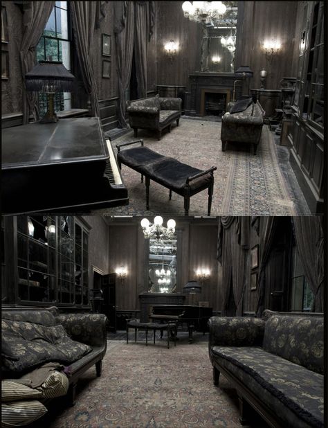 Goth Houses, Gothic Interior, Dark Home Decor, Goth Home, Dark Home, Gothic Design, Gothic Decor, Gothic Home Decor, Gothic House