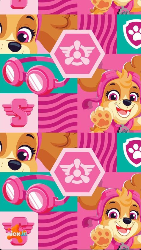 Paw Patrol Skye Wallpaper, Paw Patrol Katie, Paw Patrol Wallpaper, Skye Birthday Party, Sky Paw Patrol, Paw Patrol Party Decorations, Tumbler Backgrounds, Paw Art, Paw Patrol Skye