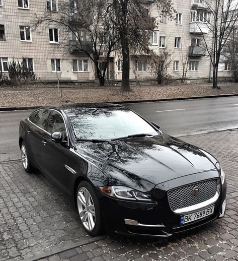 Black Jaguar Car Aesthetic, Jaguar Aesthetic Car, Jaguar Xf Black, Jaguar Car Aesthetic, Jaguar Sedan, Black Jaguar Car, Jaguar Xjl, Jaguar Auto, Black Jaguar