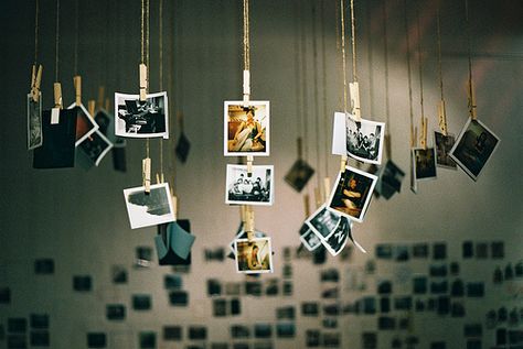 Someday I'll have a room filled with hanging pictures of the best moments :) Hanging Polaroids, Photo Hanging, Everyday Heroes, Polaroid Pictures, Hanging Photos, Life Is Strange, Stranger Things, We Heart It, Photo Wall