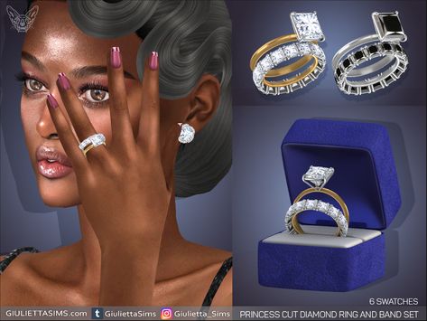 Wedding Ring And Band, Sims 4 Piercings, Play Sims 4, Free Sims 4, Sims 4 Game Mods, Sims 4 Cc Makeup, Sims 4 Body Mods, Sims 4 Expansions, Tumblr Sims 4