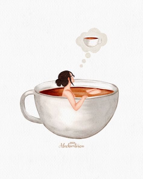 Coffee is a hug in a mug. ☕️❤️ Art Prints are available for purchase in my Etsy Shop - links in bio 💌 A Hug In A Mug, Hug In A Mug, Instagram Coffee, In A Mug, Mug Art, August 19, A Hug, Mug, Etsy Shop