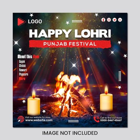 Punjab Festivals, Lohri Celebration, Insta Story Ideas, Facebook Story, Happy Lohri, Story Template, Room Ideas Bedroom, Story Ideas, Insta Story