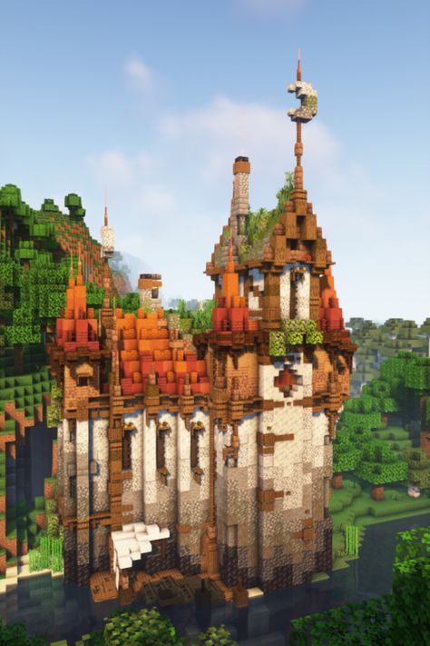 #Minecraft #MinecraftBuilds #MinecraftHouse #minecraftbuildingideas #MinecraftBase Minecraft Mountain Fortress, Gateway Minecraft, Bdoubleo100 Builds Minecraft, Minecraft Mega Bases, Minecraft Fantasy Village, Minecraft Manor, Minecraft River, Minecraft Ruins, Minecraft Medieval Castle