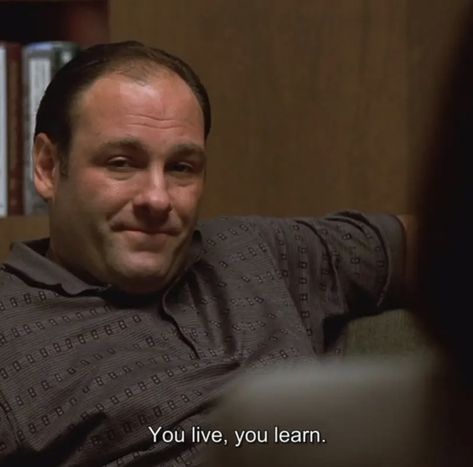 Sopranos Quotes, Sopranos Poster, Series Quotes, Tony Soprano, Doing Me Quotes, Film Quotes, Girly Quotes, Funny Profile Pictures, Real Life Quotes