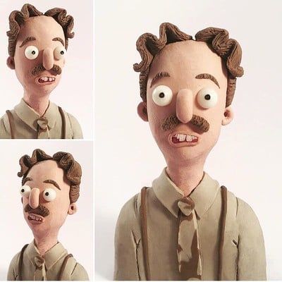 ArtStation - Puppet making Clay Animation, 3d Karakter, Cyberpunk Armor, Animation Stop Motion, Puppet Making, Clay Art Projects, Character Design Animation, Cartoon Character Design, 3d Characters