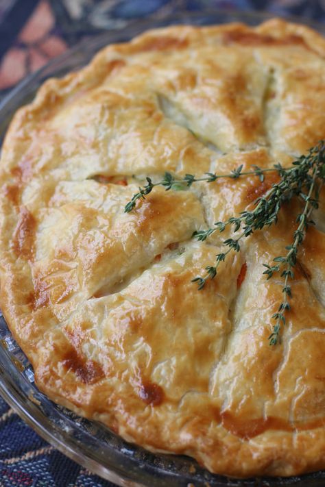 Chicken Pot Pie - Snowflakes & Coffeecakes Cooking School All Recipes Chicken Pot Pie, Pot Pie Sides Dishes, Chi Ken Pot Pie, Pheasant Pot Pie Recipes, Flaky Pie Crust For Chicken Pot Pie, Chicken Pot Pie Stromboli, Chicken Pot Pie With Cornbread Topping, Seriously Good Chicken Pot Pie, Fancy Chicken Pot Pie