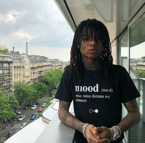 Sremm Life, Celeb Lifestyle, Dyed Dreads, Swae Lee, Dread Hairstyles For Men, Rapper Delight, 2010s Aesthetic, The Joker Illustration, Rae Sremmurd