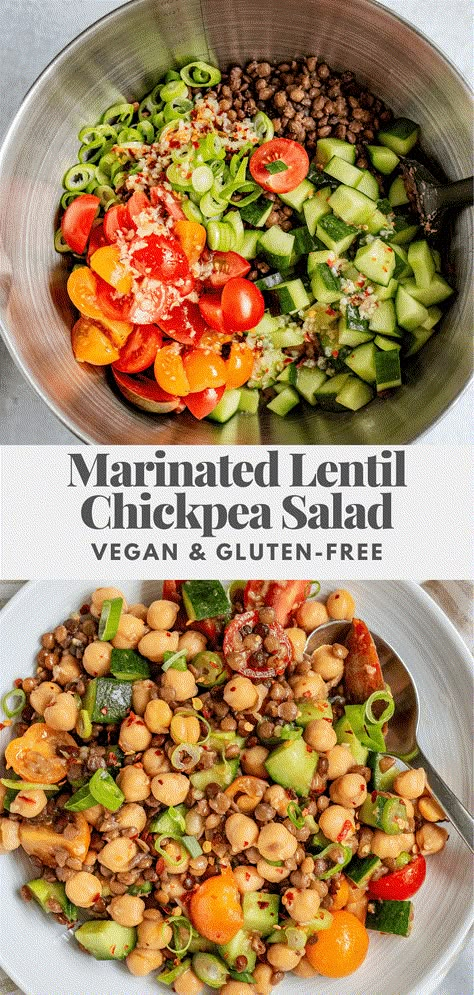 Vegan Lentil Salad, Vegan Dinner Recipes Healthy, Cold Lentil Salad, Superfood Salads, Microbiome Recipes, Chickpea Salad Vegan, Lentil Salad Recipes, Vegan Salads, Healthy Plant Based Recipes