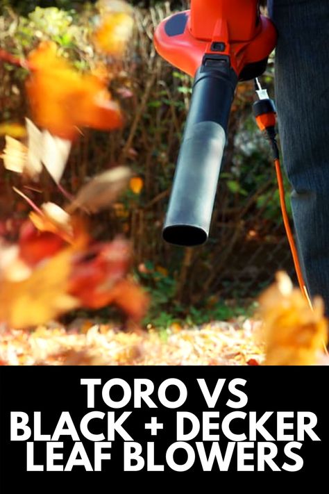 In this article, we compare two of the best leaf blower brands to see which comes out on top! Read more at OwnTheYard.com! Leaf Blowers, Black And Decker, Metal Fan, Black & Decker, Swing Set, Leaf Blower, Product Reviews, Benefits, Good Things