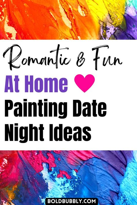 painting date night Painting Date Night At Home, Painting Date Night, Date Night Ideas Winter, Couples Art Project, Date Night Ideas At Home Romantic, At Home Painting, Unique Date Night Ideas, Couples Canvas Painting, At Home Date Night Ideas