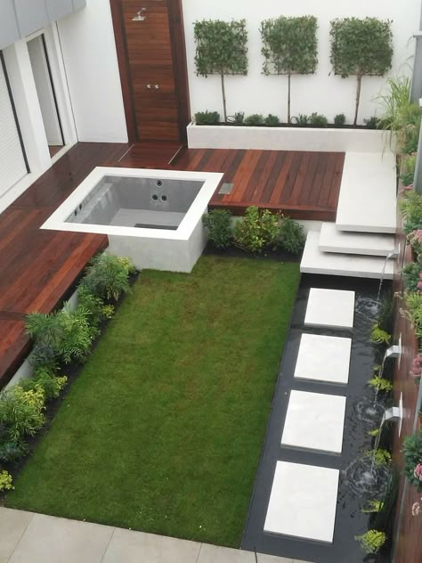 Garden Patio Designs, Modern Backyard Landscaping, Patio Garden Design, Modern Backyard, Outdoor Gardens Design, Ideas Patio, Patio Designs, Tile Designs, Modern Patio