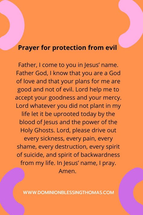 Breakthrough Prayers, Prayer For Safety, Protection From Evil, Deliverance Prayers, Spiritual Warfare Prayers, Everyday Prayers, Prayer For Protection, Spiritual Prayers, Special Prayers