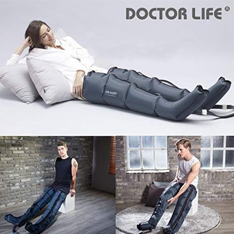 Air Compression System by DSMAREF. This specific unit was designed for seamless home use but with all the benefits of a hospital grade performance. Functional Compression Bottoms, Full-length Compression Legwear For Pilates, Leg Compression Machine, Full-length Compression Bottoms With Soft Touch, Full-length Compression Seamless Legwear, Compression Therapy, Lymph Drainage Massage, Leg Compression, Drainage Massage