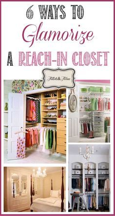 TIDBITS TWINE 6 Ways to Glamorize a Reach In Closet How to Glamorize a Reach In Closet Large Wall Closet, Large Reach In Closet Ideas, Kids Closets, Colorful Closet, Reach In Closet, Small Closets, Expensive Shoes, Large Closet, Dream Closets