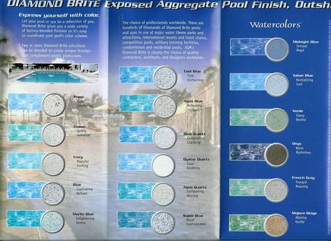 Diamond Brite, Exposed Aggregate Pool Finishes Pool Tile Ideas Waterline Natural, Diamond Brite French Gray Pool, Diamond Brite Pool Finishes, Pool Bottom Colors, Diamond Brite Pool Colors, Pool Plaster Colors, Exposed Aggregate Pool, Pool Tile Designs, Pool Plaster