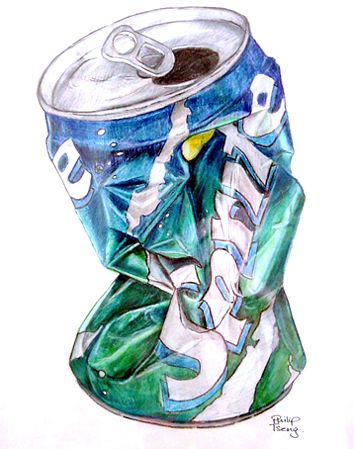 TEACHER idea: have the kids draw trash(used soda cans, wrappers, wadded up paper) Drawing Realistic, Observational Drawing, Object Drawing, Art Tumblr, Drawing Projects, Ap Art, A Level Art, Color Pencil Art, Art Classroom