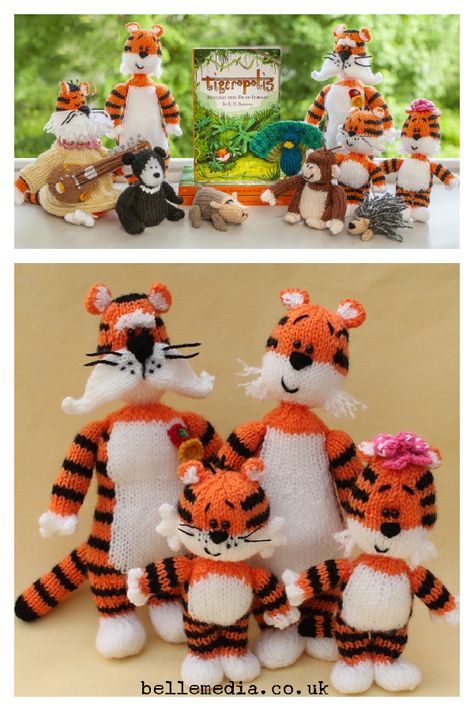 Knitted Animals Free Patterns Easy, Animal Knitting, Cat Soft Toy, Knitted Toys Free Patterns, Doll Knitting, Animal Knitting Patterns, Soft Toy Patterns, Free Toys, Simple Toys