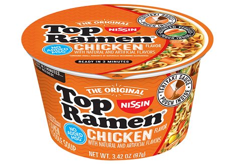 Top Ramen® Bowl Top Ramen Noodles, Ramen Chicken, Bowl Chicken, Maruchan Ramen, Cup Ramen, Nissin Cup Noodles, Top Ramen, Chicken Ramen, Ramen Noodle Soup