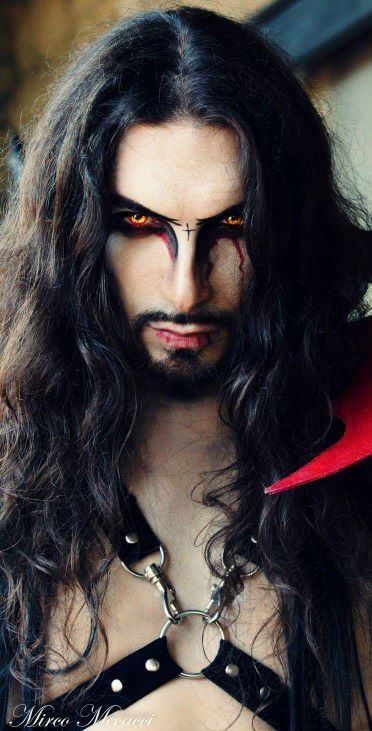 Mens Vampire Makeup, Sith Makeup, Demon Halloween Costume, Vampire Hair, Demon Makeup, Vampire Makeup Halloween, Halloween Makeup Witch, Halloween Makeup Sugar Skull, Demon Costume