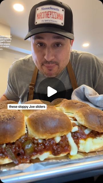 MarcoThePizzaMan on Instagram: "Sloppy Joe Sliders YUMM!! #sloppyjoe #sloppyjoerecipe #cooking #sliders #recipe #partyfood" Philly Cheese Steak Sloppy Joes Sliders, Sloppy Joe Sliders, Sloppy Joe Sliders Manwich, Big Mac Sloop Joes, Unsloppy Joes, Manwhich Sloppy Joe Recipe, Sloppy Joes Biscuits, Sloppy Joes Sliders, Sloppy Joes Recipe