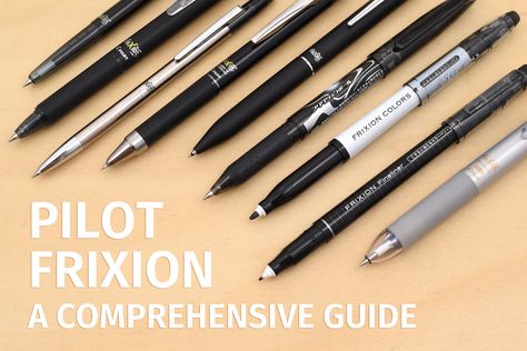 Frixion Erasable Pens, Pilot Frixion Pens, Frixion Pens, Pilot Frixion, Pilot Pens, The Pilot, Jet Pens, Stationery Pens, Pen And Ink