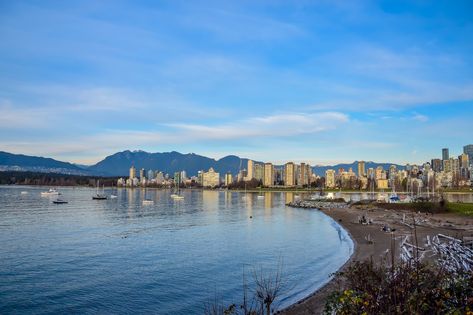 English Bay Vancouver, Rocky Mountaineer, Stunning Sunset, Playing Sports, A Day At The Beach, Beach Swimming, Day At The Beach, Sunset Views, Vancouver Bc