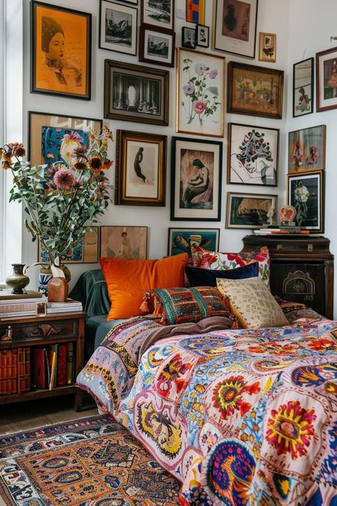 "Stunning Artistic Bohemian Bedroom Designs to Inspire You"

"Transform your bedroom with artistic bohemian design ideas. Perfect for creating a warm home aesthetic in your dream apartment, minimalist apartment, or small studio apartment ideas." Scandinavian Style Bedroom Inspiration, Maximalist Apartment Bedroom, Eclectic Style Bedroom, Guest Bedroom Decor Ideas, Mexican Bedroom Ideas, Eclectic Bedroom Ideas, Maximalist Bedroom Ideas, Scandinavian Bedroom Ideas, Mexican Bedroom