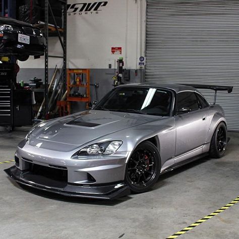 Silver Honda S2000 Definitely a Beautiful and light-weight car. I can't wait to be able to buy mine. #honda s2000 S2000 Honda, Honda S2k, Soichiro Honda, Jdm Honda, Audi R8 V10, Mclaren P1, Ferrari 488, Honda S2000, Street Racing Cars