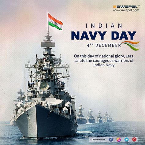 On the occasion of Indian Navy Day, we commemorate the Indian Navy’s Daring and Excellence in Operations and Examplenary work to Preserve, Protect and Promote India’s Maritime Interest. #navyday #indiannavy #indiannavyday #navy #jaihind #happyindiannavyday #indianarmy #indianairforce #india #navylife #nationaldefenceacademy #indiancoastguard #paracommandos #nationalcadetcorps #faujibrat #fauji #happyindiannavyday #awapal #awapalsolutions Indian Coast Guard Day, National Maritime Day, National Cadet Corps, Cardiologist Doctor, Indian Navy Day, Vande Mataram, National Defence Academy, Indian Coast Guard, Indian Flag Images