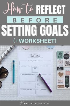 Reflect on your summer worksheet. Reflect before setting goals for the fall {+free worksheet} | Pretty printable | Planner sheet | Goal Planning | Reflect my year | Reflect on life | Achieve your goals | Self Development | Personal Development | Organization | Planning | SaturdayGift | Saturday gift #SaturdayGift #goalsetting #reflection #personaldevelopment #worksheet #freeprintables Setting Goals Worksheet, Reflection Worksheet, Goal Setting Vision Board, Set Goals Quotes, Personal Goal Setting, Summer Worksheets, Goal Setting Template, Goals Worksheet, Goal Setting Worksheet