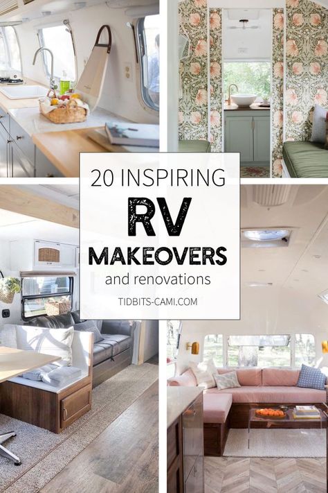 20 Inspiring RV Makeovers if You're Planning an RV Remodel Rv Redo, Rv Interior Remodel, Camping Vintage, Camper Trailer Remodel, Camping Diy, Vintage Camper Remodel, Diy Camper Remodel, Rv Makeover, Trailer Living