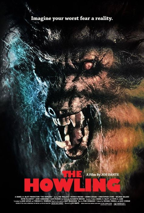 The Howling. Human Centipede, 80s Horror, The Howling, Vampires And Werewolves, Horror Posters, Evil Dead, Classic Horror Movies, Best Horrors, Horror Movie Posters