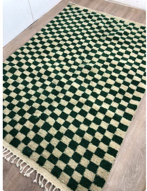 Green Checkered Rug, Checker Rug, Moroccan Green, Checkered Area Rug, Rug Checkered, 8x10 Rug, Green Checkered, Rug Nursery, Edgy Nails