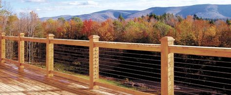 Cable Railing Diy, Cable Fencing, Reling Design, Wood Deck Railing, Deck Railing Systems, Cable Railing Deck, Stainless Steel Cable Railing, Deck Railing Design, Cable Railing Systems