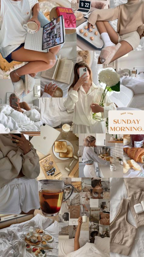 sunday 🤎 #mood #moodboard #sunday #sundays #sundaymood #sundaymorning #lazyday #lazy #lazydayfit #brownaesthetic #neutral #neutrals #neutraltones #neutralaesthetic Vanilla Wallpaper Aesthetic, Sunday Feels, Sunday Routine, Lazy Saturday, Perfect Live, Easy Like Sunday Morning, You Are The Sun, Cream Aesthetic, Vanilla Girl