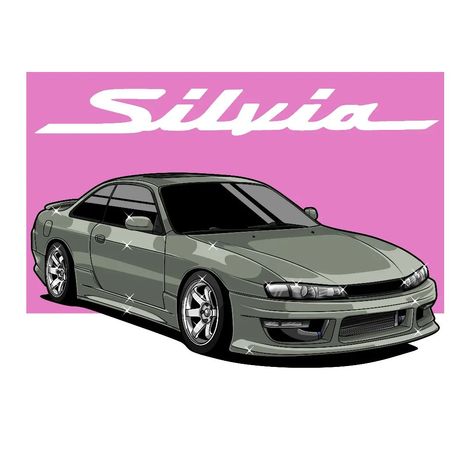 Nissan Silvia S14 Drawing, S14 Drawing, Car And Girl Wallpaper, S14 Kouki, B13 Nissan, Nissan S14, Auto Illustration, Car Hub, Nissan S15