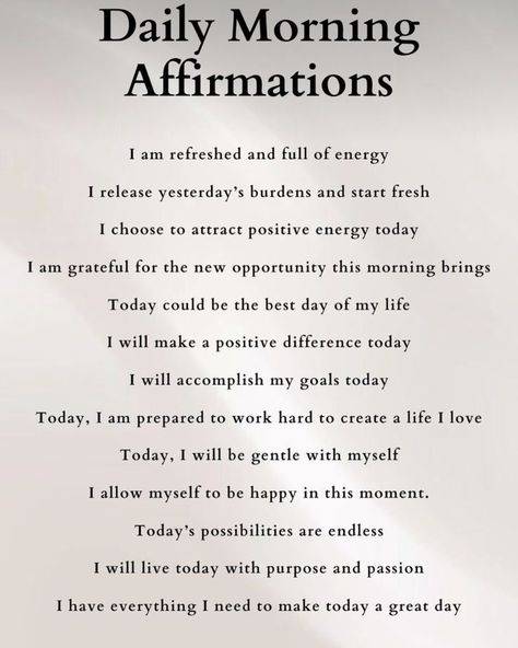 Happy Monday☀️ Embrace this new week with an open heart and a positive mindset. Remember, you are strong, capable, and worthy of all the good things coming your way. Take a moment to breathe, appreciate your journey, and believe in your power to achieve greatness. Share your favorite affirmation below—you never know who may need that extra bit of encouragement today. Comment SHOP below to receive a DM with the link to shop this post on my LTK ⬇ https://liketk.it/4KFrl Still obsessed wi... Witchy Morning Affirmations, New Day Affirmations, Opportunity Affirmations, Mindfulness Skills, Take A Moment To Breathe, Baddie Vibes, Morning Mantra, Spiritual Things, Healing Spirituality