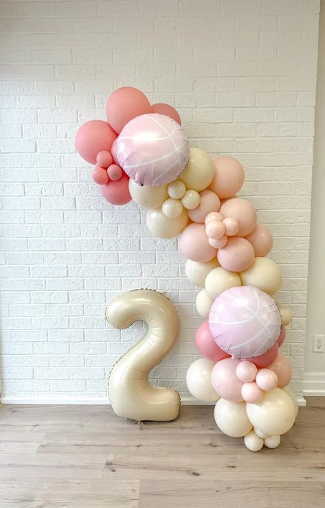 Pink Basketball Balloons Arch Kit First Birthday Party Decor Rookie of the Year Sports Themed Girl Baby Shower NBA Party Game Day Team Gift - Etsy Canada Basketball Balloons, Nba Party, First Birthday Party Decor, Girl Basketball, Dunk Contest, Pink Basketball, Balloons Arch, Rookie Of The Year, Tag Team