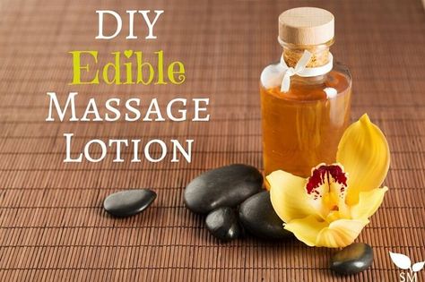 Edible Massage Lotion Edible Massage Oil Recipe, Homemade Massage Oil Recipes, Softball Tshirts, Beeswax Recipes, Massage Oils Recipe, Diy Massage Oil, Diy Massage, Massage Candles, Botanical Candle