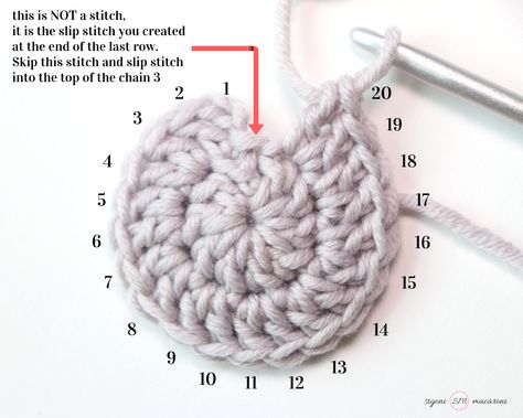 Counting Crochet Stitches and Rows: Your Beginner Questions Answered - Crochet Circle Pattern, Crochet Unique, Crochet Hack, Crochet Stitches Guide, Confection Au Crochet, Crochet Circles, Beginner Crochet Projects, Crochet Lessons, Crochet Stitches For Beginners